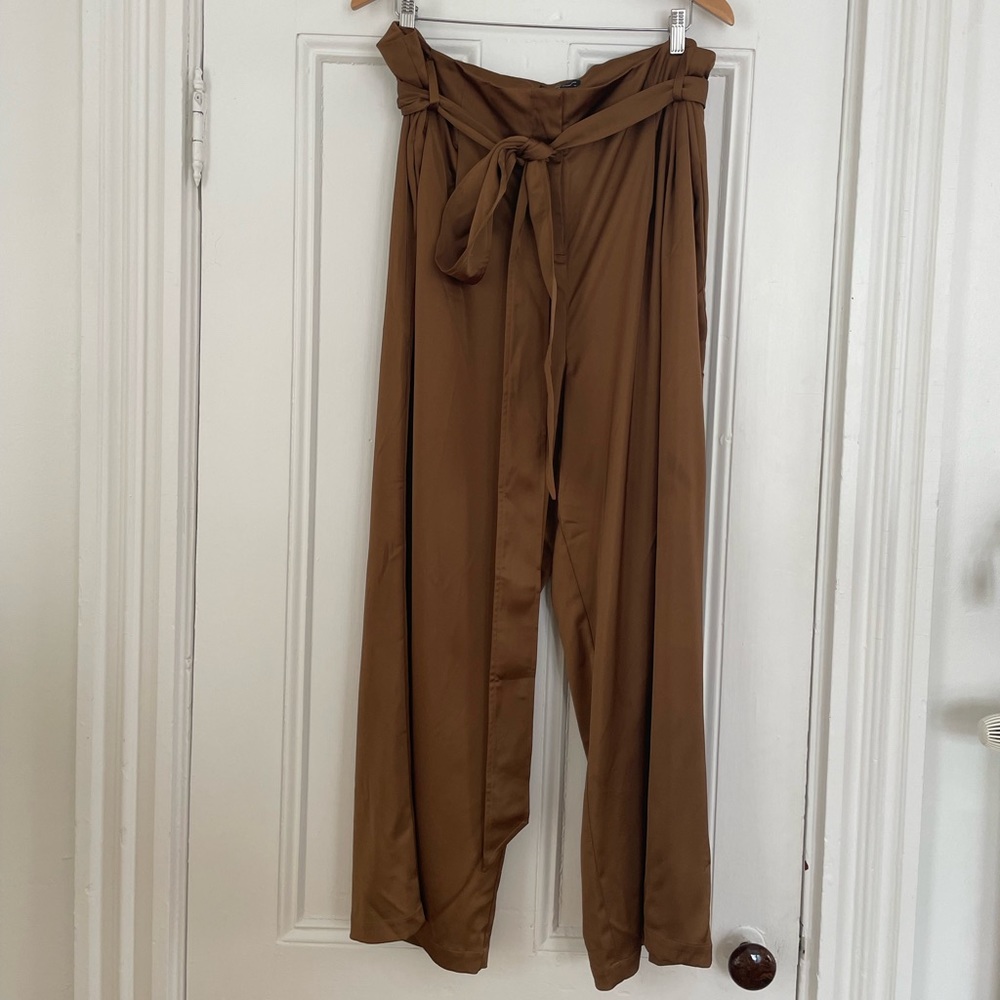 Universal Standard Tresa Wide Leg Pant - Caramel